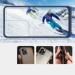 Clear 3in1 Frame Gel Blue Kryt Samsung Galaxy S22 Ultra