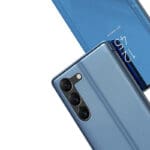Clear View Blue Flip Cover Kryt Samsung Galaxy S23