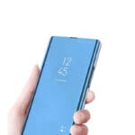 Clear View Flip Blue Kryt Samsung Galaxy S22