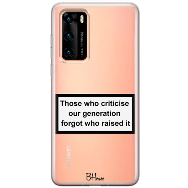 Criticise Generation Kryt Huawei P40