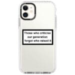 Criticise Generation Kryt iPhone 11