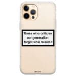 Criticise Generation Kryt iPhone 12 Pro Max