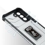 Crystal Ring Tough Hybrid Magnetic holder Black Kryt Samsung Galaxy S22 Plus
