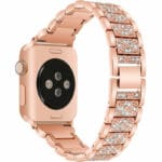 Diamond Řemínek Apple Watch SE/11/10/9/8/7/6/5/4/3 (42/41/40/38mm) Rose Pink