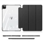 Dux Ducis Copa Case for iPad Pro 12.9 2021/2020/2018 Smart Cover with Stand Black
