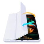 Dux Ducis Copa Case for iPad Pro 12.9" 2021/2020/2018 Smart Cover with Stand Purple