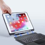 Dux Ducis Domo Lite Bluetooth Keyboard Foldable Cover Smart Sleep Tablet Stand iPad 10.2 (2021)/iPad 10.2 (2020)/iPad 10.2 (2019)/iPad Pro 10.5" 2017/iPad Air 2019 Black