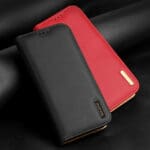Dux Ducis Hivo Leather Flip Genuine Leather Wallet Cards And Documents Black Kryt Samsung Galaxy S22 Ultra