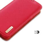 Dux Ducis Hivo Leather Flip Genuine Leather Wallet Cards And Documents Red Kryt Samsung Galaxy S22 Plus