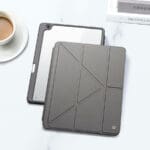 Dux Ducis Magi Case for iPad 10.9 2022 (10 gen.) Cover with Stylus Holder Smart Cover Stand Gray