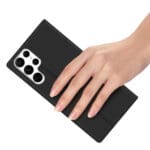 Dux Ducis Skin Pro Flip Card Wallet Stand Black Kryt Samsung Galaxy S23 Ultra