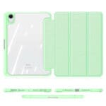 Dux Ducis Toby ArmoRed Tough Smart Cover for iPad Mini 2021 with a holder for Apple Pencil Green