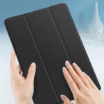Dux Ducis Toby Case for iPad 10.9 2022 (10 gen.) Cover with Space for Apple Pencil Stylus Smart Cover Stand Black