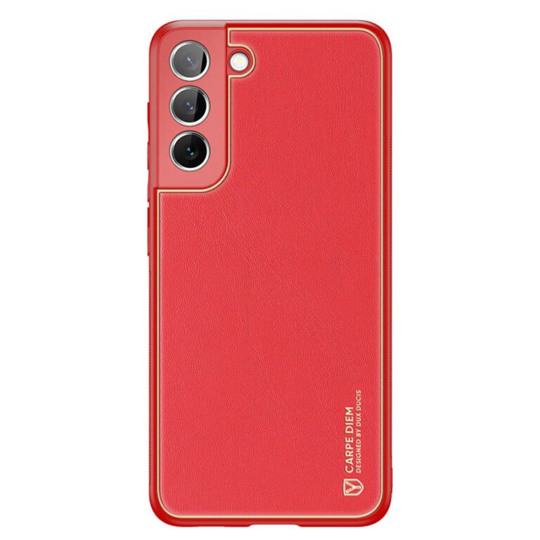 Dux Ducis Yolo Ecological Leather Red Kryt Samsung Galaxy S22