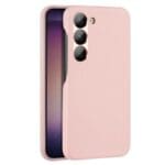 Dux Duxis Grit Elegant Artificial Leather MagSafe Pink Kryt Samsung Galaxy S23 Plus