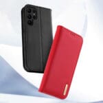 Dux Duxis Hivo Flip Wallet Stand RFID Blocking Red Kryt Samsung Galaxy S23 Plus