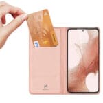 Dux Duxis Skin Pro Flip Card Wallet Stand Pink Kryt Samsung Galaxy S23 Plus