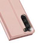 Dux Duxis Skin Pro Flip Card Wallet Stand Pink Kryt Samsung Galaxy S23 Plus