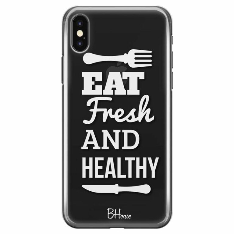 Eat Fresh And Healthy Kryt iPhone X/XS