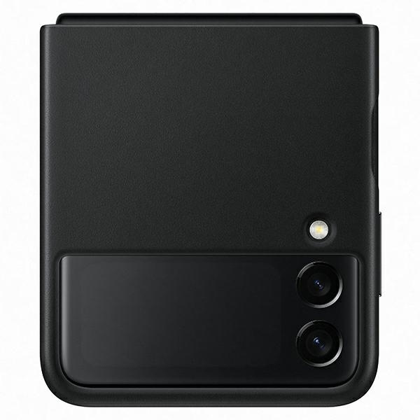EF-VF711LBEGWW Black Leather Cover Kryt Samsung Galaxy Z Flip 3
