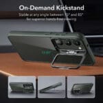 ESR Classic Kickstand Clear/Green Kryt Samsung Galaxy S23 Plus