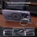 ESR Classic KickStand Halolock MagSafe Clear/Purple Kryt iPhone 14 Pro
