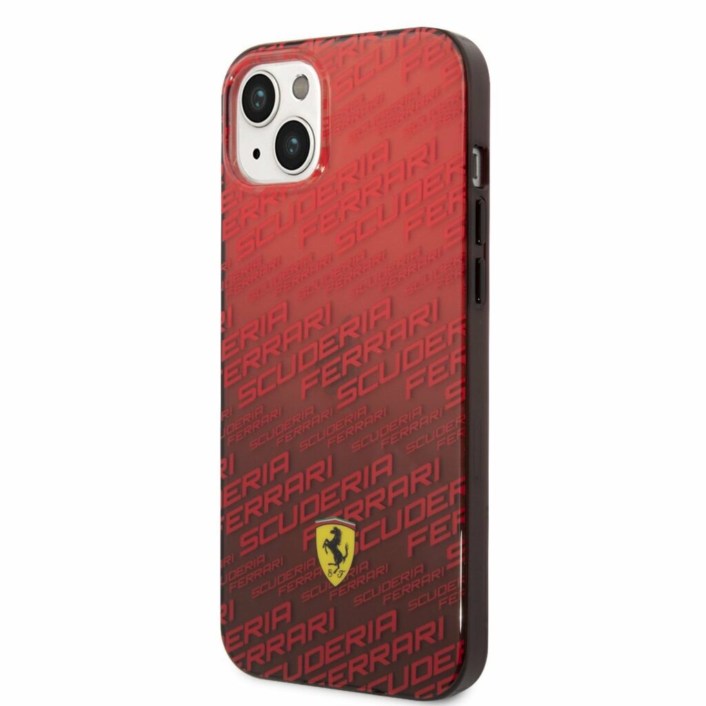 Ferrari Gradient Allover Kryt iPhone 14 Plus Red