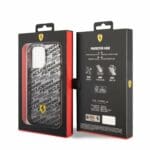Ferrari Gradient Allover Kryt iPhone 14 Pro Max Black