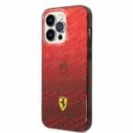 Ferrari Gradient Allover Kryt iPhone 14 Pro Red