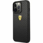 Ferrari Real Carbon Black Kryt iPhone 13 Pro
