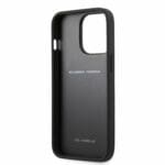 Ferrari Smooth and Carbon Effect Kryt iPhone 13 Pro Black