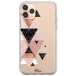 Geometric Pink Kryt iPhone 11 Pro