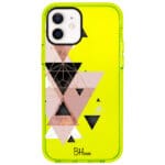Geometric Pink Kryt iPhone 12/12 Pro