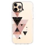 Geometric Pink Kryt iPhone 12 Pro Max