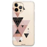 Geometric Pink Kryt iPhone 12 Pro Max