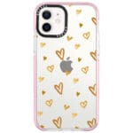 Golden Hearts Kryt iPhone 12/12 Pro