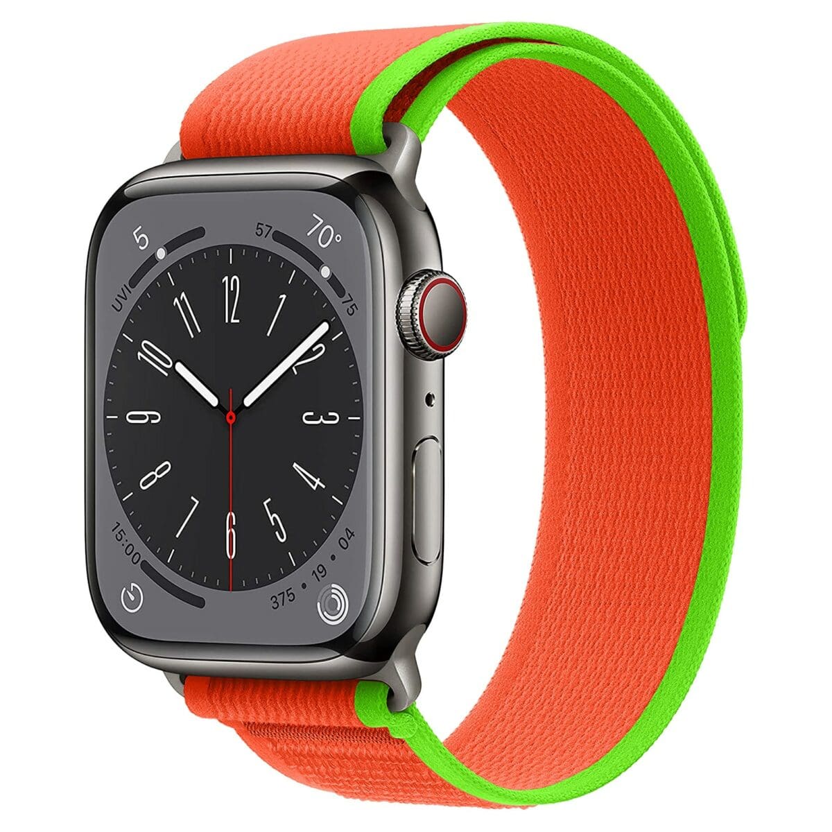 Endurance Loop Náramek Apple Watch 45/44/42/Ultra Orange Green
