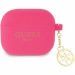 Guess 4G Charms AirPods 3 Silicone Case Fuchsia