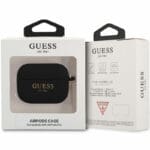 Guess 4G Charms AirPods Pro Silicone Case Black