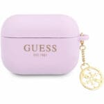Guess 4G Charms AirPods Pro Silicone Case Purple