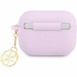 Guess 4G Charms AirPods Pro Silicone Case Purple
