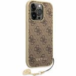 Guess 4G Charms Brown Kryt iPhone 14 Pro
