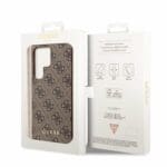 Guess 4G Charms Brown Kryt Samsung Galaxy S23 Ultra