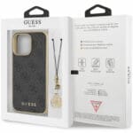 Guess 4G Charms Grey Kryt iPhone 13 Pro