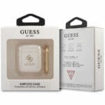 Guess 4G Glitter AirPods TPU Case Transparent