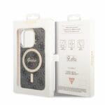 Guess 4G IML MagSafe Black Kryt iPhone 13 Pro