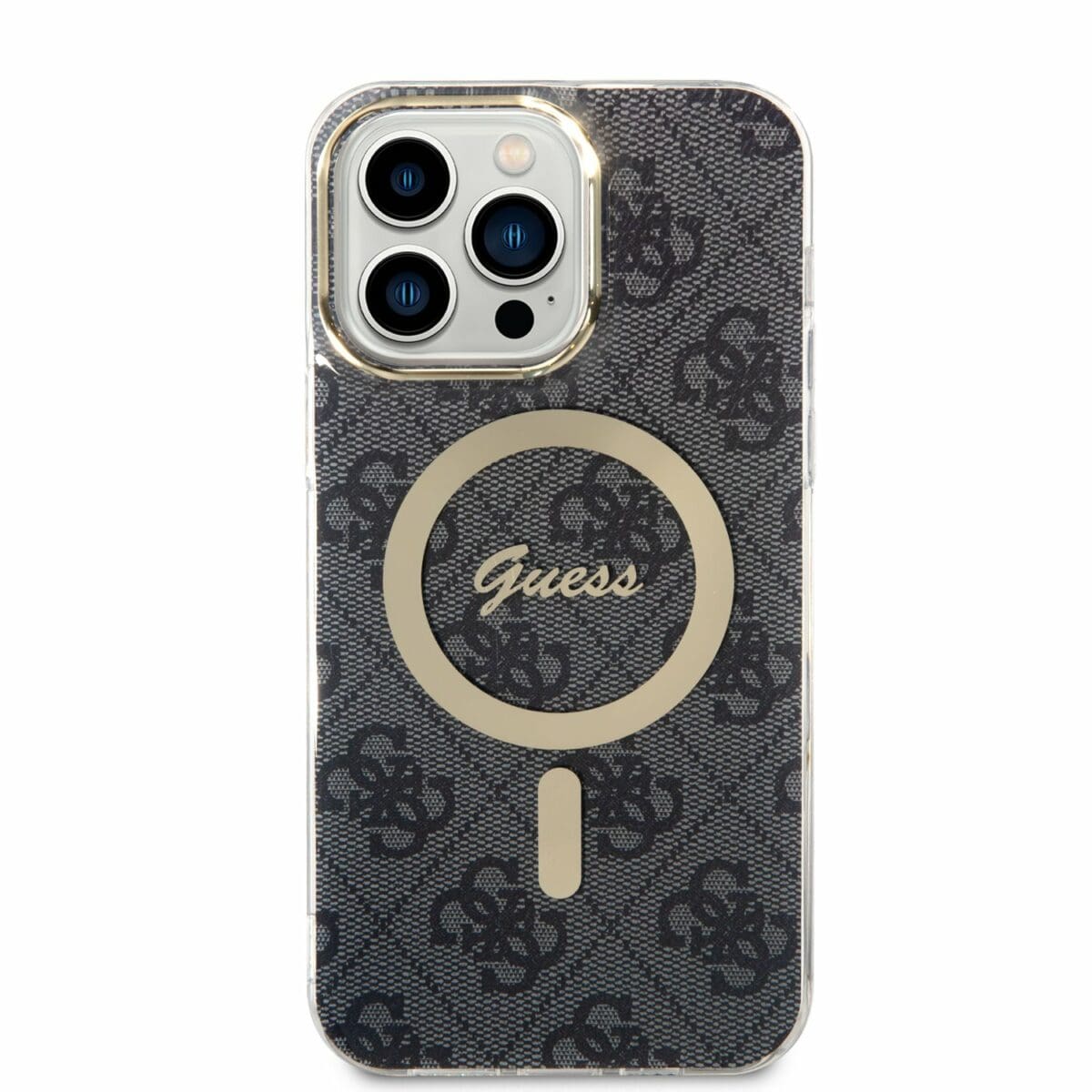 Guess 4G IML MagSafe Black Kryt iPhone 14 Pro Max