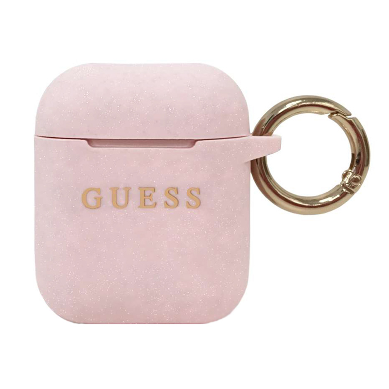 Guess AirPods Silicone Case Pink
