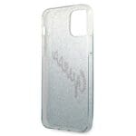 Guess Glitter Gradient Script Blue Kryt iPhone 12 Mini