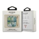 Guess GUA2HHFLN Green Flower Strap Collection Kryt AirPods 1/2